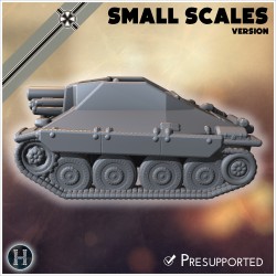 15 cm sIG 33/2 (Sf.) auf Jagdpanzer... - STL 3D | Hartolia Miniatures