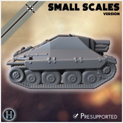 15 cm sIG 33/2 (Sf.) auf Jagdpanzer... - STL 3D | Hartolia Miniatures