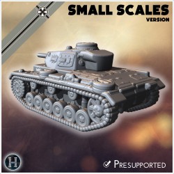 Panzer III Ausf. G (small scales... - 3D STL | Hartolia Miniatures