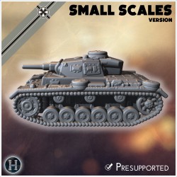 Panzer III Ausf. H (small scales... - 3D STL | Hartolia Miniatures