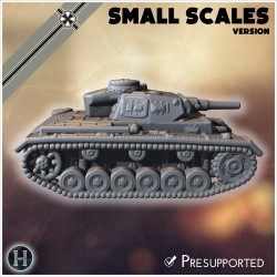 Panzer III Ausf. H (small scales... - 3D STL | Hartolia Miniatures