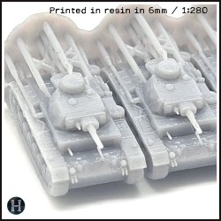 Panzer III Ausf. H (small scales... - 3D STL | Hartolia Miniatures