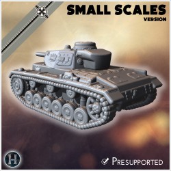 Panzer III Ausf. J (version pour... - STL 3D | Hartolia Miniatures