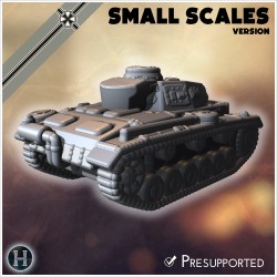 Panzer III Ausf. N (small scales... - 3D STL | Hartolia Miniatures