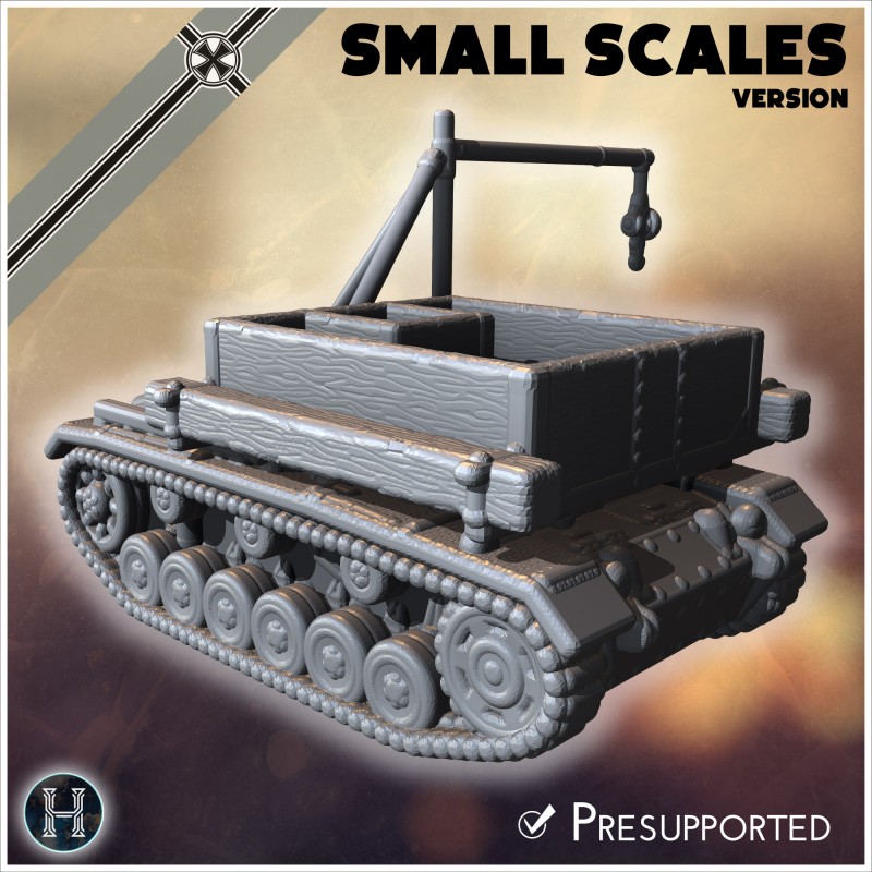 Bergepanzer III (version pour... - STL 3D | Hartolia Miniatures