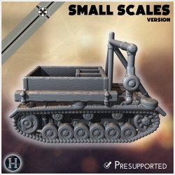 Bergepanzer III (small scales version) - 3D STL | Hartolia Miniatures
