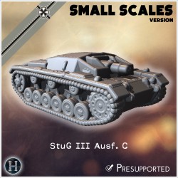 Sturmgeschutz StuG III Ausf. C... - 3D STL | Hartolia Miniatures