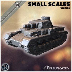 Panzer IV Ausf. A (small scales... - 3D STL | Hartolia Miniatures