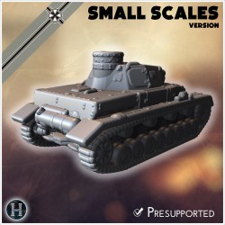 Panzer IV Ausf. A (small scales... - 3D STL | Hartolia Miniatures