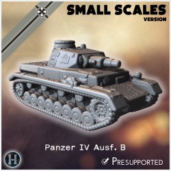Panzer IV Ausf. B (version pour... - STL 3D | Hartolia Miniatures