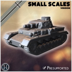 Panzer IV Ausf. B (small scales... - 3D STL | Hartolia Miniatures
