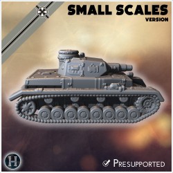 Panzer IV Ausf. B (version pour... - STL 3D | Hartolia Miniatures