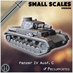 Panzer IV Ausf. C (version pour... - STL 3D | Hartolia Miniatures