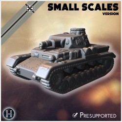 Panzer IV Ausf. C (version pour... - STL 3D | Hartolia Miniatures