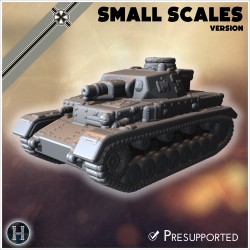 Panzer IV Ausf. D (version pour... - STL 3D | Hartolia Miniatures