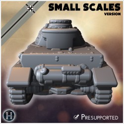 Panzer IV Ausf. D (small scales... - 3D STL | Hartolia Miniatures