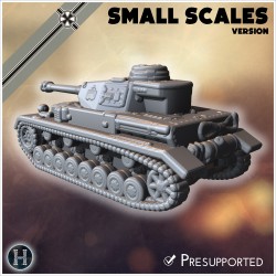 Panzer IV Ausf. G (small scales... - 3D STL | Hartolia Miniatures