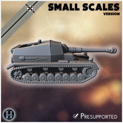 Dicker Max 105 mm K (gp.Sfl.)... - STL 3D | Hartolia Miniatures