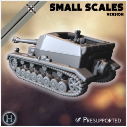 Dicker Max 105 mm K (gp.Sfl.)... - STL 3D | Hartolia Miniatures