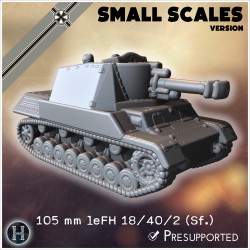 105 mm leFH 18/40/2 (Sf.) auf... - 3D STL | Hartolia Miniatures
