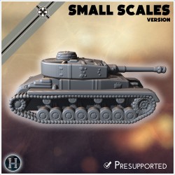 Panzer IV Ausf. G à transmission... - STL 3D | Hartolia Miniatures
