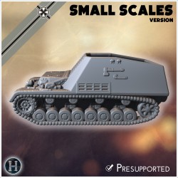Hummel (auf Geschutzwagen III-IV)... - STL 3D | Hartolia Miniatures