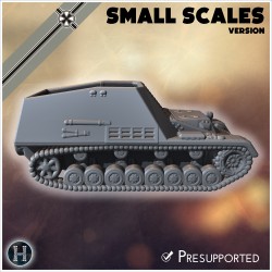 Hummel (auf Geschutzwagen III-IV)... - STL 3D | Hartolia Miniatures
