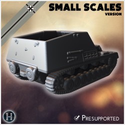 Hummel (auf Geschutzwagen III-IV)... - STL 3D | Hartolia Miniatures