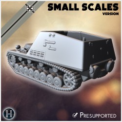 Hummel (auf Geschutzwagen III-IV)... - STL 3D | Hartolia Miniatures