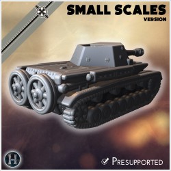 Heuschrecke IVb Grasshopper 105 mm... - STL 3D | Hartolia Miniatures