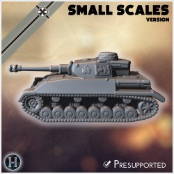 Panzer IV Ausf. H Krupp Entwurf... - STL 3D | Hartolia Miniatures