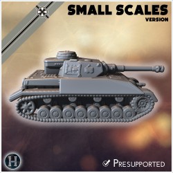 Panzer IV Ausf. H Krupp Entwurf... - STL 3D | Hartolia Miniatures