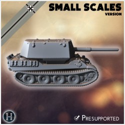 Panzer V Flakpanther 88 mm Flak 41... - STL 3D | Hartolia Miniatures