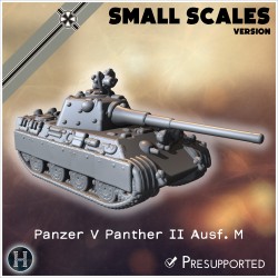 Panzer V Panther II Ausf. M with... - 3D STL | Hartolia Miniatures