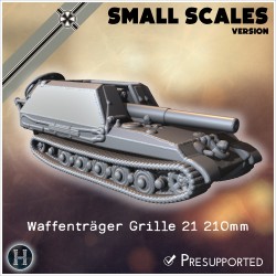 Waffenträger Grille 21 210mm... - STL 3D | Hartolia Miniatures