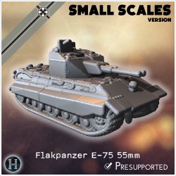 Flakpanzer E-75 55mm Entwicklung ... - 3D STL | Hartolia Miniatures