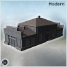 Long rectangular brick building... - 3D STL | Hartolia Miniatures