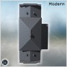 Long rectangular brick building... - 3D STL | Hartolia Miniatures