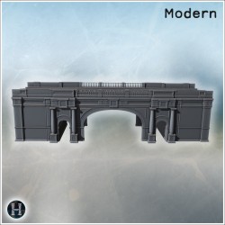 Neoclassical arched viaduct section... - 3D STL | Hartolia Miniatures