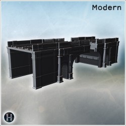 Neoclassical arched viaduct section... - 3D STL | Hartolia Miniatures