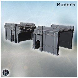 Bomb damaged viaduct fragment... - 3D STL | Hartolia Miniatures