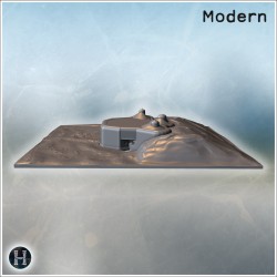 Hexagonal concrete fortress set... - 3D STL | Hartolia Miniatures