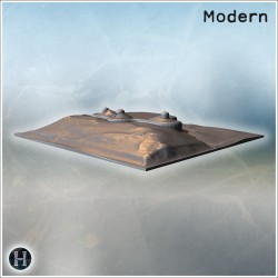 Hexagonal concrete fortress set... - 3D STL | Hartolia Miniatures