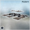 Hexagonal concrete fortress set... - 3D STL | Hartolia Miniatures