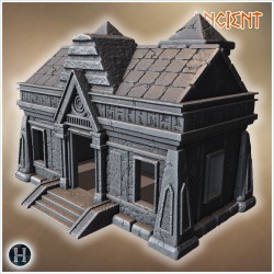 Ancient stone temple with... - 3D STL | Hartolia Miniatures