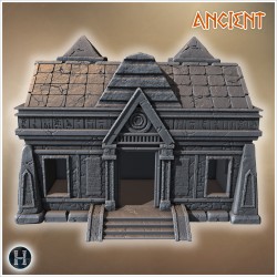 Ancient stone temple with... - 3D STL | Hartolia Miniatures