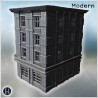 Rectangular urban building with... - 3D STL | Hartolia Miniatures