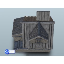 Maison médiévale - Fichier STL 3D Médiéval | Hartolia Miniatures