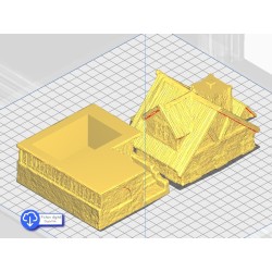 Maison médiévale - Fichier STL 3D Médiéval | Hartolia Miniatures