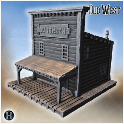 Ancien bâtiment d'armurier de la... - STL 3D | Hartolia Miniatures